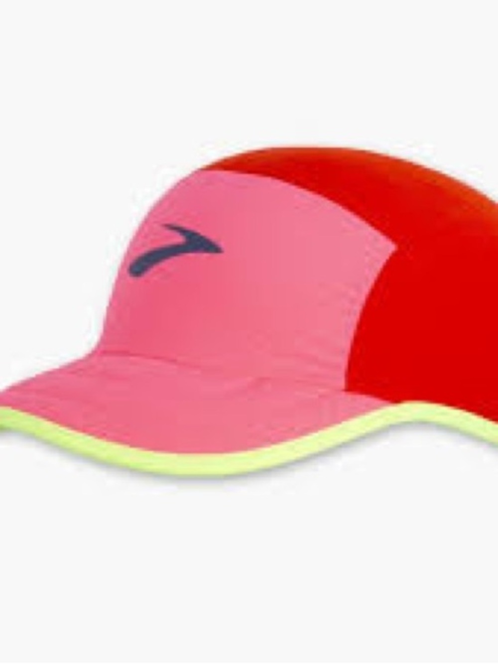 Brooks Pink and Red Running Hat
